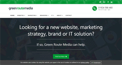 Desktop Screenshot of greenroutemedia.com