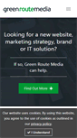 Mobile Screenshot of greenroutemedia.com